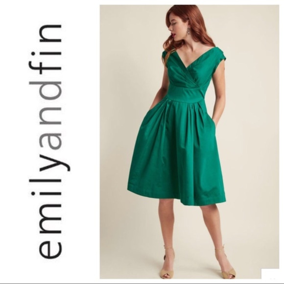 Emily & Fin Modcloth Keener Postures Dress BNWT - Picture 2 of 6